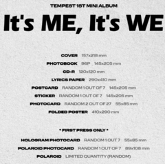 TEMPEST - Debut Album [It’s ME, It's WE] - comprar en línea