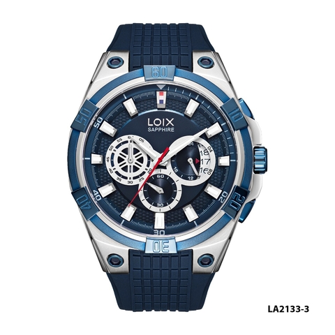 Reloj hombre LA2143-1 dorado con tablero negro - Relojes Loix