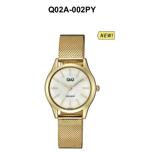 Reloj Q&Q Mujer Dorado QZ79J011Y