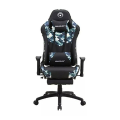 SILLON GAMER PRO KING CAMUFLADO AZUL