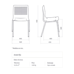 SILLA OFICINA HOGAR ANANA - STOCK COMPANY