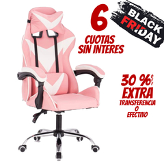 SILLA GAMER PRO ONE ROSA