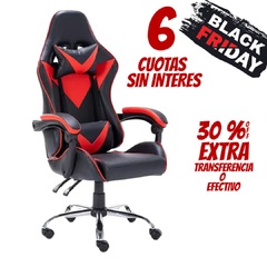 SILLON GAMER PRO ONE COLOR ROJO