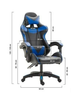 SILLA GAMER PRO ONE AZUL - comprar online