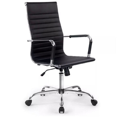 SILLON ALUMINIUM ALTO NEGRO