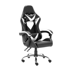 SILLON GAMER PRO ONE COLOR NEGRO CON BLANCO