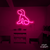 Neon Led Dog Sentado na internet