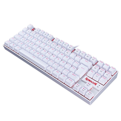 TECLADO REDRAGON MECANICO KUMARA LUNAR WHITE SINGLE COLOR na internet