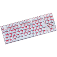 TECLADO REDRAGON MECANICO KUMARA LUNAR WHITE SINGLE COLOR - comprar online