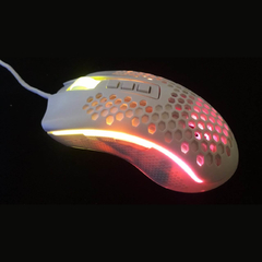 MOUSE GAMER REDRAGON STORM ELITE 16000 DPI RGB LUNAR WHITE - Planeta Waka