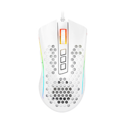 MOUSE GAMER REDRAGON STORM ELITE 16000 DPI RGB LUNAR WHITE