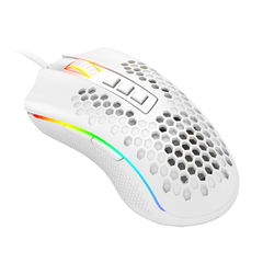 MOUSE GAMER REDRAGON STORM ELITE 16000 DPI RGB LUNAR WHITE - comprar online