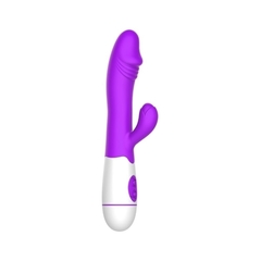 USB Rechargeable Silicone Rabbit Vibrator - Extasy Formosa