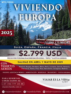 VIVIENDO EUROPA CON IBERIA ABRIL Y MAYO (17D 15N) MTC:18526