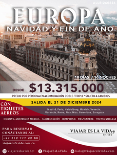 RONDA POR EUROPA EN NAVIDAD Y FIN DE AÑO (18D 16N) A:260624