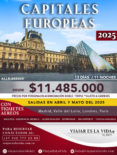 CAPITALES EUROPEAS ABRIL Y MAYO 2025