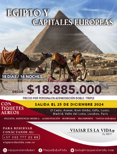 EGIPTO & CAPITALES EUROPEAS DICIEMBRE