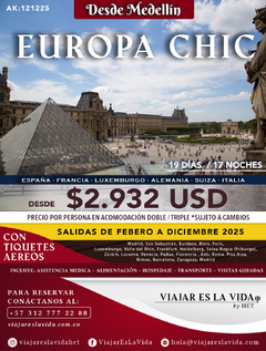 EUROPA CHIC FEBRERO A DICIEMBRE 2025 (19D 17N) AK:121225