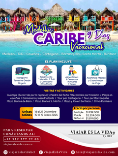 MEDELLIN CARIBE VACACIONAL 2024