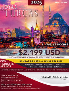 JOYAS TURCAS CON IBERIA Y PEGASUS ABRIL A JUNIO (11D 9N) MTC:28544