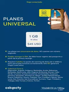 TARJETA SIM UNIVERSAL ZONA 3