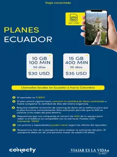 TARJETA SIM ECUADOR