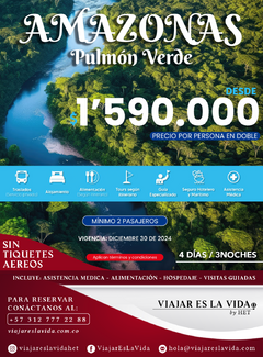 AMAZONAS PULMON VERDE (3N4D) PORCION TERRESTRE - comprar online