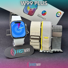 W99 Plus - 45mm - Série 9 (Amoled + 2GB) + 8 Brindes - Fastway Shopp