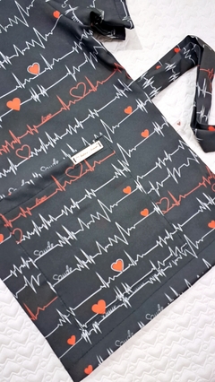 Blusa Scrub Eletrocardiograma - Estampa 153 na internet