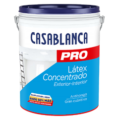 Casablanca Pro latex CONCENTRADO interior/exterior 20 litros blanco