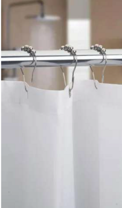 Ganchos roller para cortina de baño