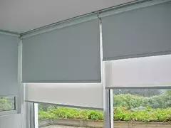 Cortinas Roller Sistema Doble: Blackout / Screen a medida - comprar online