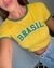 Tshirt Brasil gringa canelado Brazil core Copa na internet