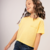 Blusa Meia Malha Amarela 10483A - Lo Petit Kids