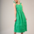 Vestido Tecido Plano Verde Esmeralda 10943 - comprar online