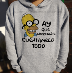 Buzo unisex Los Simpson Cuentamelo todo - comprar online