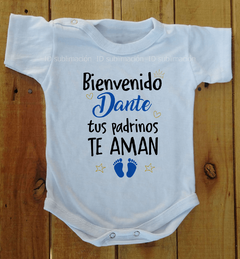 Body de bebé Tus padrinos te aman personalizado - comprar online