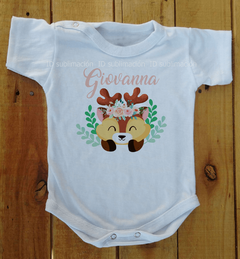 Body de bebé personalizado con nombre venado - comprar online