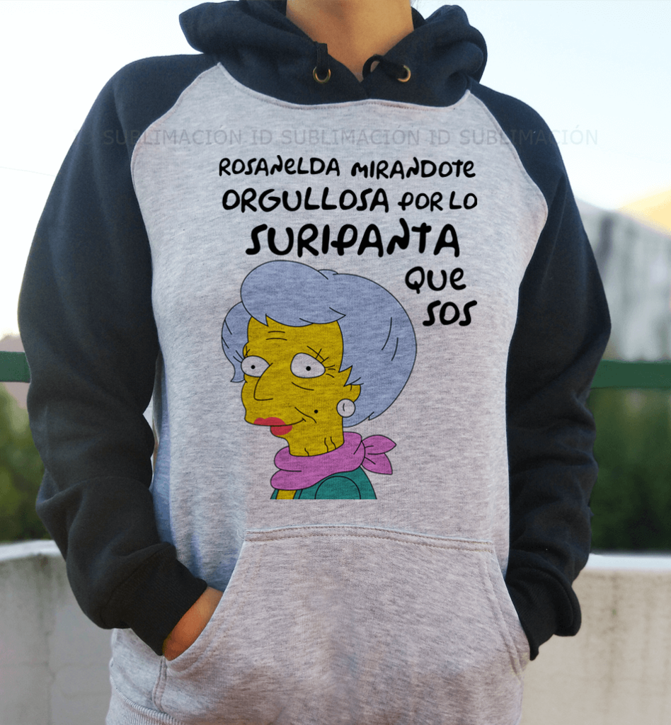 Buzo unisex Los Simpson Rosanelda idsublimacion