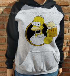 Buzo unisex Los Simpson cerveza - comprar online