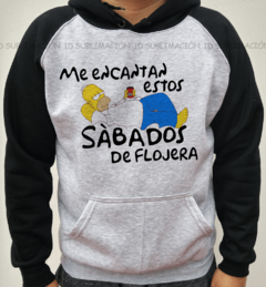 Buzo unisex Los Simpson sábados de flojera - comprar online