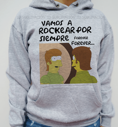 Buzo unisex Los Simpson Rockear forever - comprar online