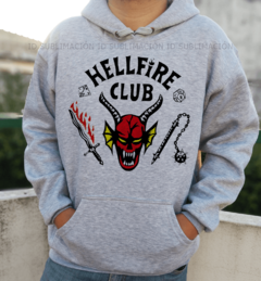 Buzo unisex stranger things hellfire club