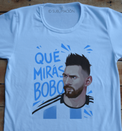 Remera unisex Messi que miras bobo - comprar online