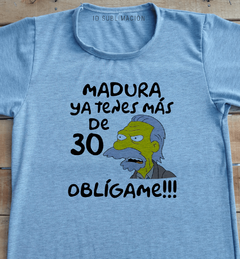 Remera unisex Madura los simpson