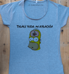 Remera de mujer Tienes toda mi atención Los Simpson en internet