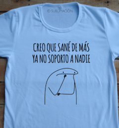 Remera unisex creo que sané demás