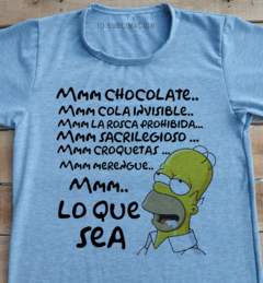 Remera unisex Lo que sea Los Simpson - comprar online