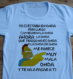 Remera unisex Abuelo Los Simpson - comprar online