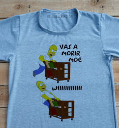 Remera unisex Vas a morir Moe Los Simpson en internet